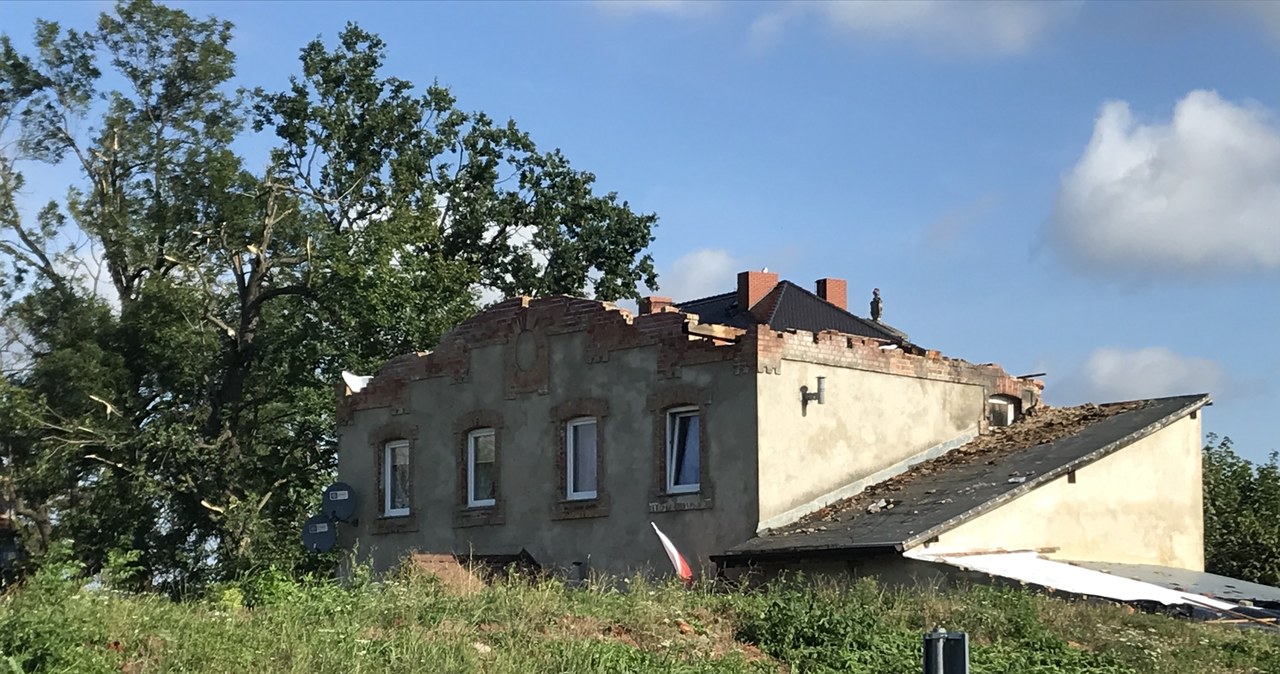 Zniszczenia na Dolnym Śląsku