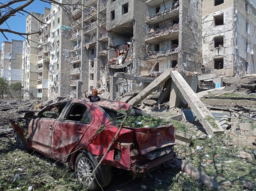 Zniszczenia po ostrzale Odessy /STRINGER / Reuters / Forum /Agencja FORUM