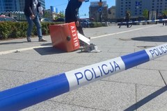 Zniszczenia po szaleńczym rajdzie w Warszawie