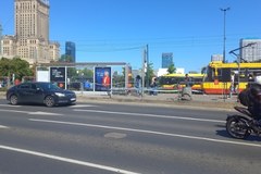 Zniszczenia po szaleńczym rajdzie w Warszawie