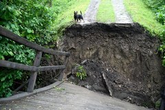 Zniszczenia po ulewach na Podkarpaciu