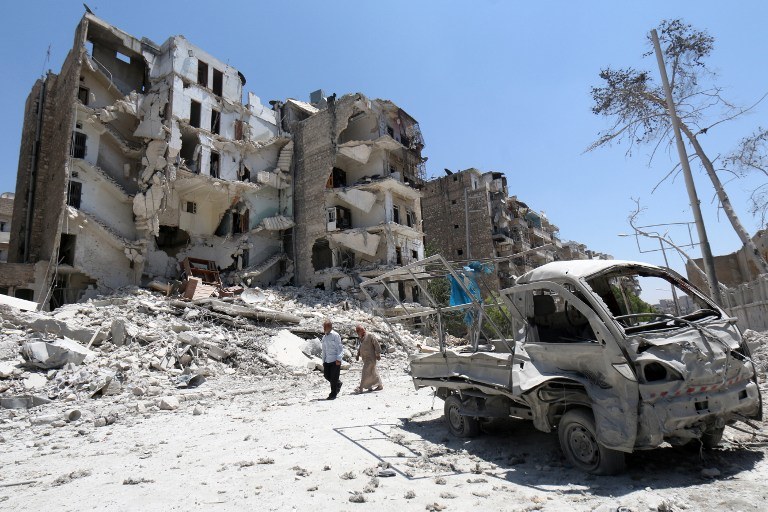 Zniszczenia w Aleppo, zdj. ilustracyjne /AFP