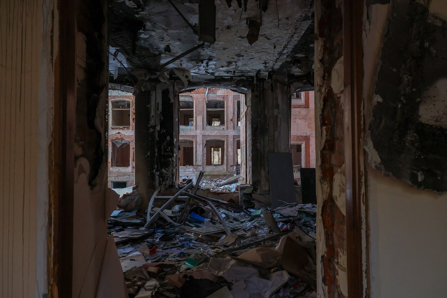 Zniszczenia w Charkowie /AA/ABACA /PAP/EPA