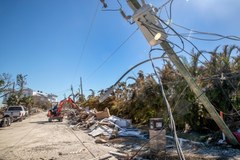Zniszczenia w Fort Myers Beach