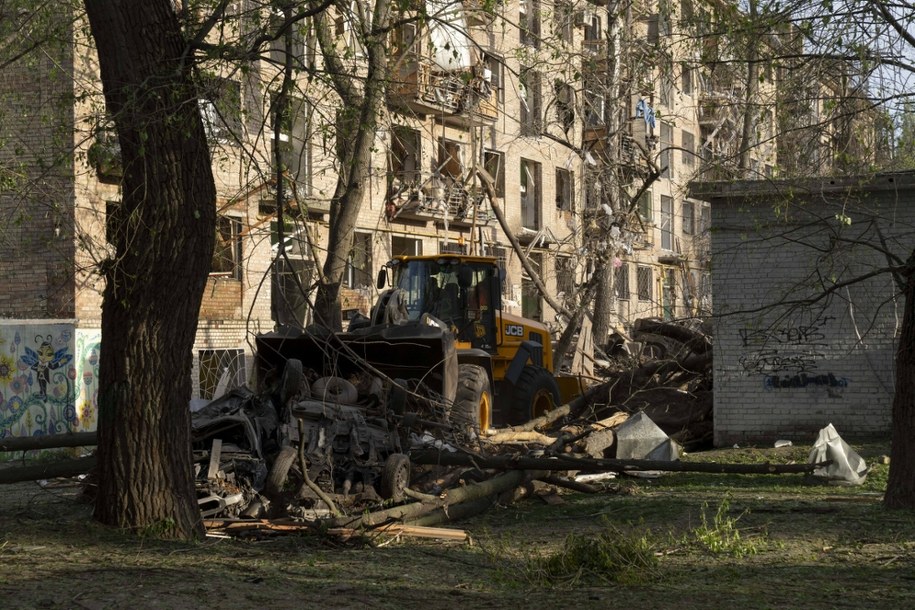 Zniszczenia w Kijowie po rosyjskim ataku rakietowym. /IMAGO/Andreas Stroh/Imago Stock and People/East News /East News