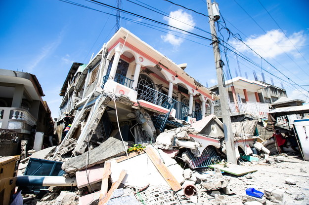 Zniszczenia w Les Cayes /Ralph Tedy Erol /PAP/EPA