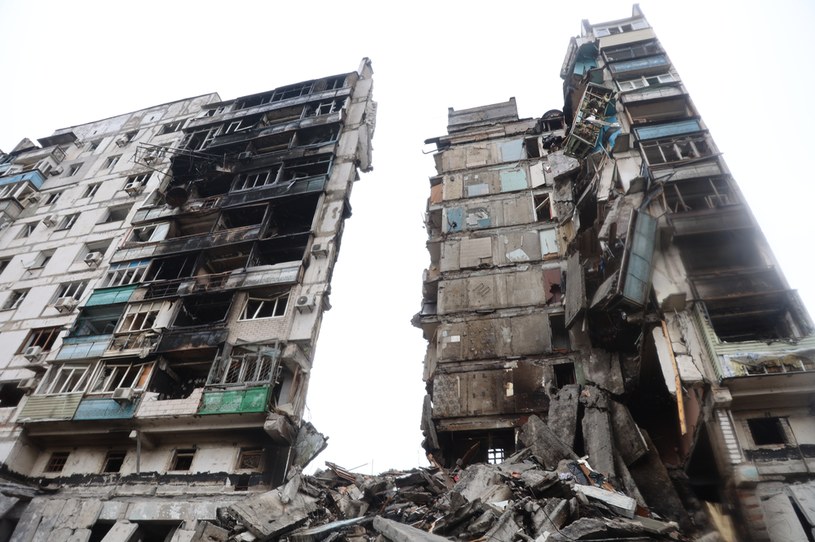 Zniszczenia w Mariupolu /ANADOLU AGENCY /Getty Images