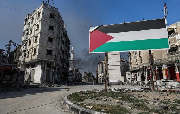 Zniszczenia w mieście Gaza, stolicy Strefy Gazy /MOHAMMED SABER  /PAP/EPA