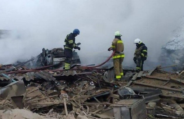 Zniszczenia w obwodzie dniepropietrowskim /Serhij Łysak / Telegram /