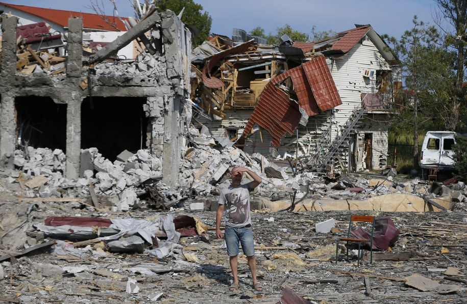 Zniszczenia w Odessie /STR /PAP/EPA