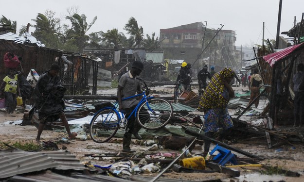 Zniszczenia w Quelimane w Mozambiku /ANDRE CATUEIRA  /PAP/EPA
