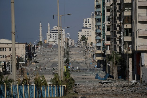 Zniszczenia w Strefie Gazy po izraelskich ostrzałach /MOHAMMED SABER  /PAP/EPA