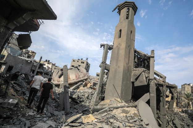 Zniszczenia w Strefie Gazy /MOHAMMED SABER  /PAP/EPA