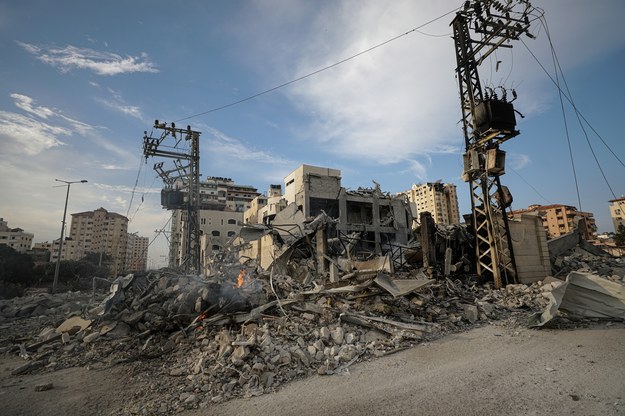 Zniszczenia w Strefie Gazy /MOHAMMED SABER  /PAP/EPA