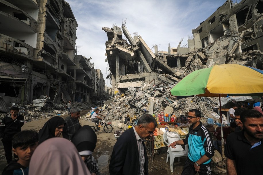 Zniszczenia w Strefie Gazy /MOHAMMED SABER  /PAP/EPA