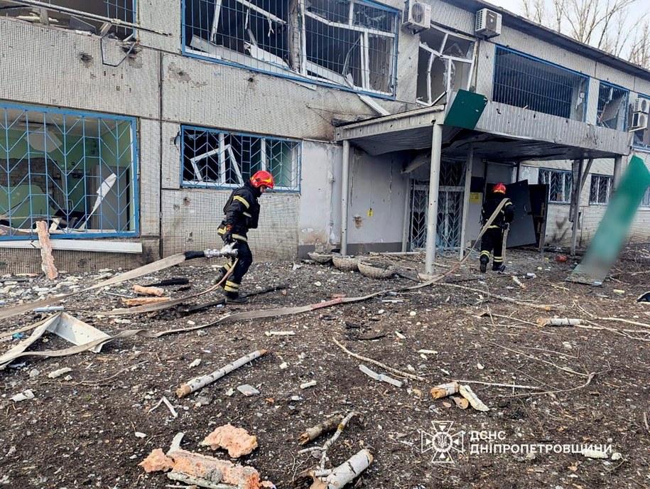 Zniszczenia wojenne w Ukrainie /STATE EMERGENCY SERVICE HANDOUT /PAP/EPA