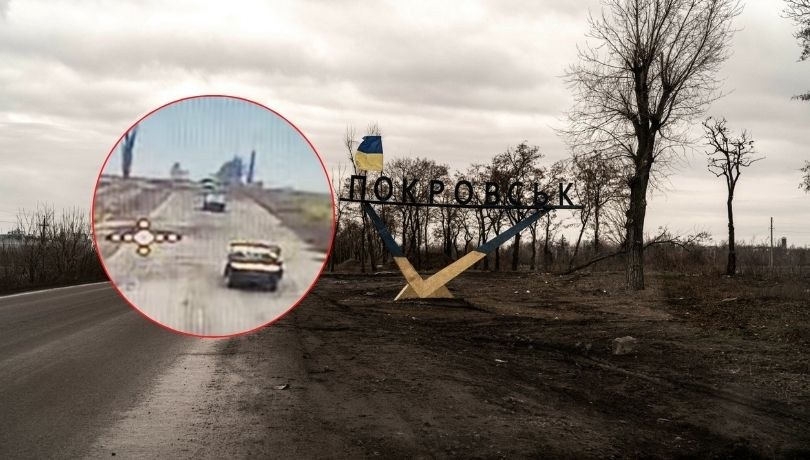 Zniszczenie rosyjskiego transportu pod Pokrowskiem /AA/ABACA/Abaca/East News/Facebook/zrzut ekranu /East News