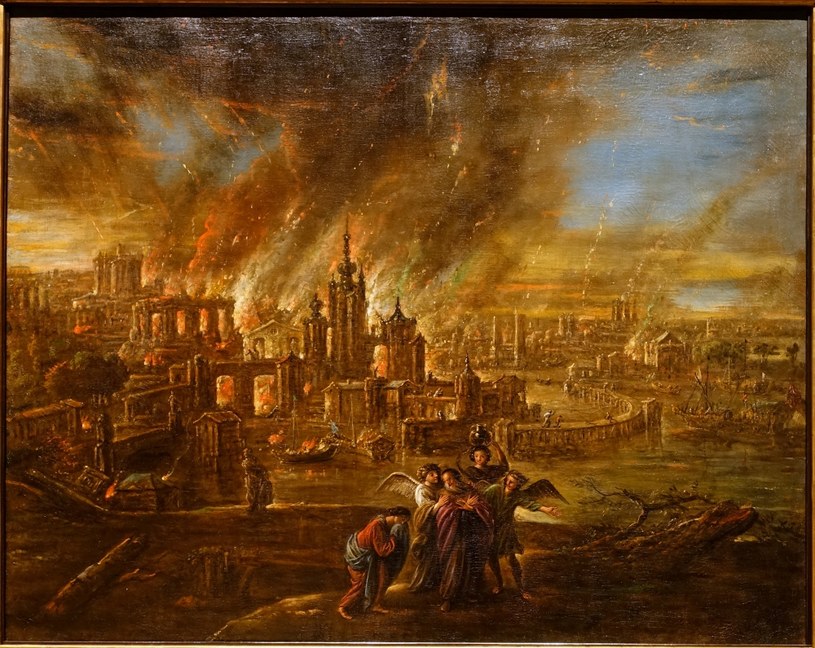 Zniszczenie Sodomy i Gomory - obraz autorstwa Jacoba Jacobsa /Wikimedia Commons /domena publiczna
