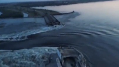 Zniszczenie tamy w Nowej Kachowce. Potrzebne były duże ilości materiałów wybuchowych