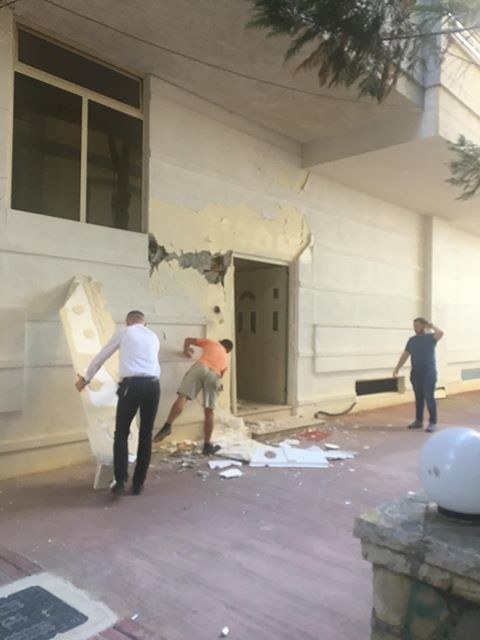 Zniszczeniu uległy budynki - zdjęcie od Słuchacza /Gorąca Linia RMF FM