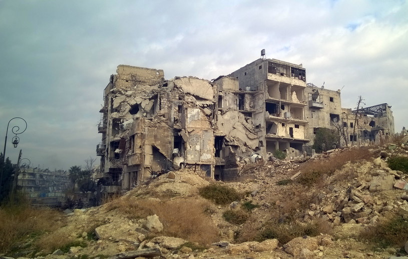 Zniszczone Aleppo /Agencja FORUM