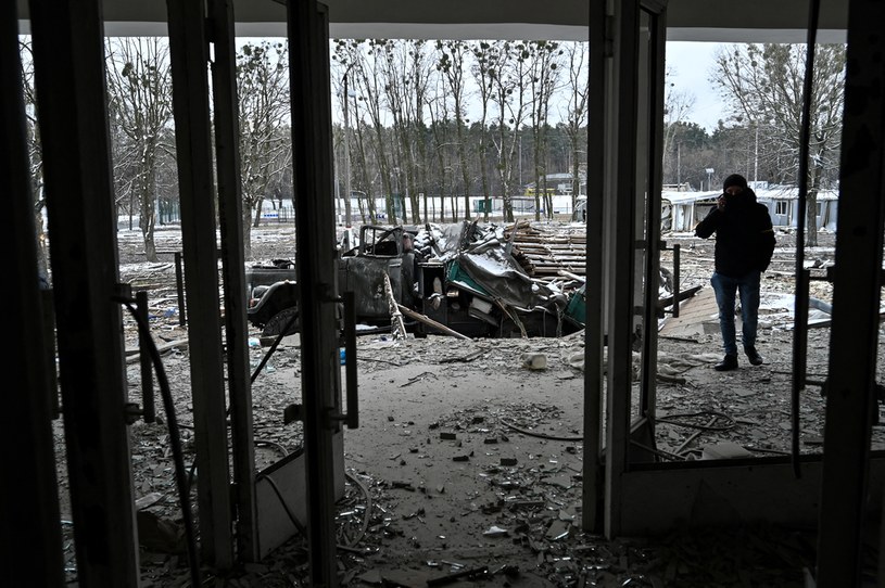 Zniszczone Browary po rosyjskim ostrzale /GENYA SAVILOV /AFP
