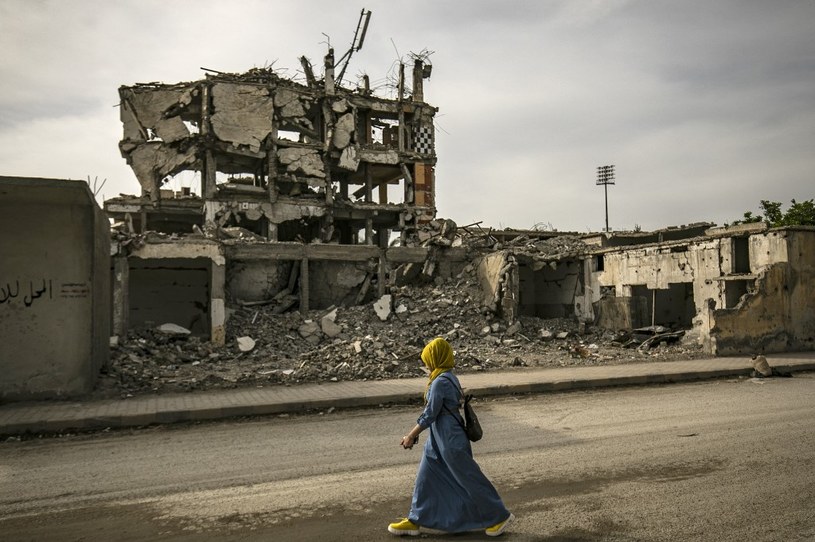 Zniszczone miasto Rakka w Syrii /DELIL SOULEIMAN / AFP /AFP