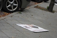 Zniszczone plakaty wyborcze na naszych ulicach