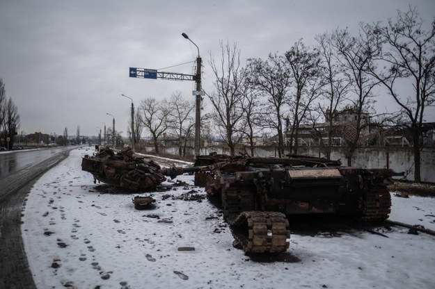 Zniszczone rosyjskie czołgi na Ukrainie /AA/ABACA /PAP/Abaca