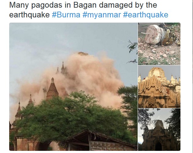 Zniszczone świątynie /Twitter