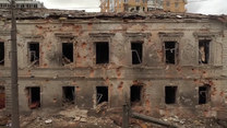 Zniszczone ukraińskie miasta na nagraniu z drona