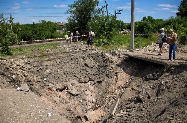 Zniszczony Charków /SERGEY KOZLOV /PAP/EPA