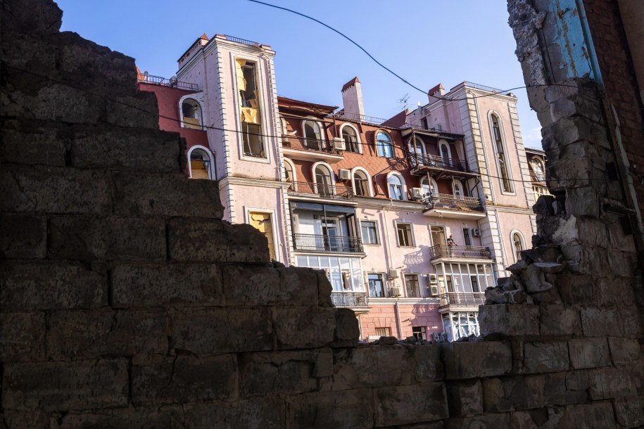 Zniszczony Charków /Yevhen Titov /PAP