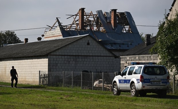 Zniszczony dom w Wyrykach. Wójt zapewnia o pomocy dla mieszkańców