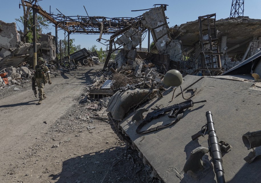 Zniszczony Mariupol /Sergei Ilnitsky /PAP/EPA