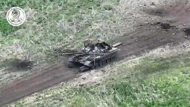 Zniszczony rosyjski czołg T-80 /@brygada47 / Telegram /