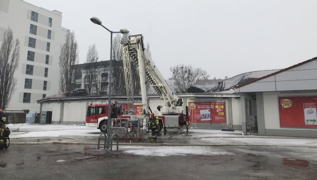 Zniszczony supermarket /Mariusz PIekarski /RMF FM
