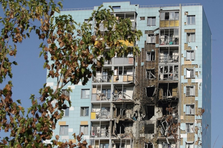 Zniszczony wieżowiec w Ramenskoje w obwodzie moskiewskim /TATYANA MAKEYEVA/AFP/East News /East News