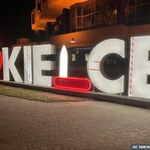 Zniszczył napis "I love Kielce". Sprawcę uchwycił monitoring 