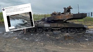 Zniszczyli najpotężniejszy czołg Putina prostą bronią. Jest nagranie