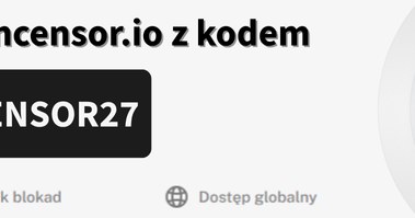Zniżka 30% z kodem UNCENSOR27 /materiały promocyjne