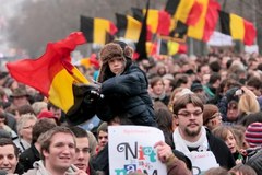 Znużeni kryzysem politycznym Belgowie wyszli na ulice  