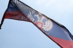 Zobacz barykady, zbudowane przez rebeliantów pod Donieckiem