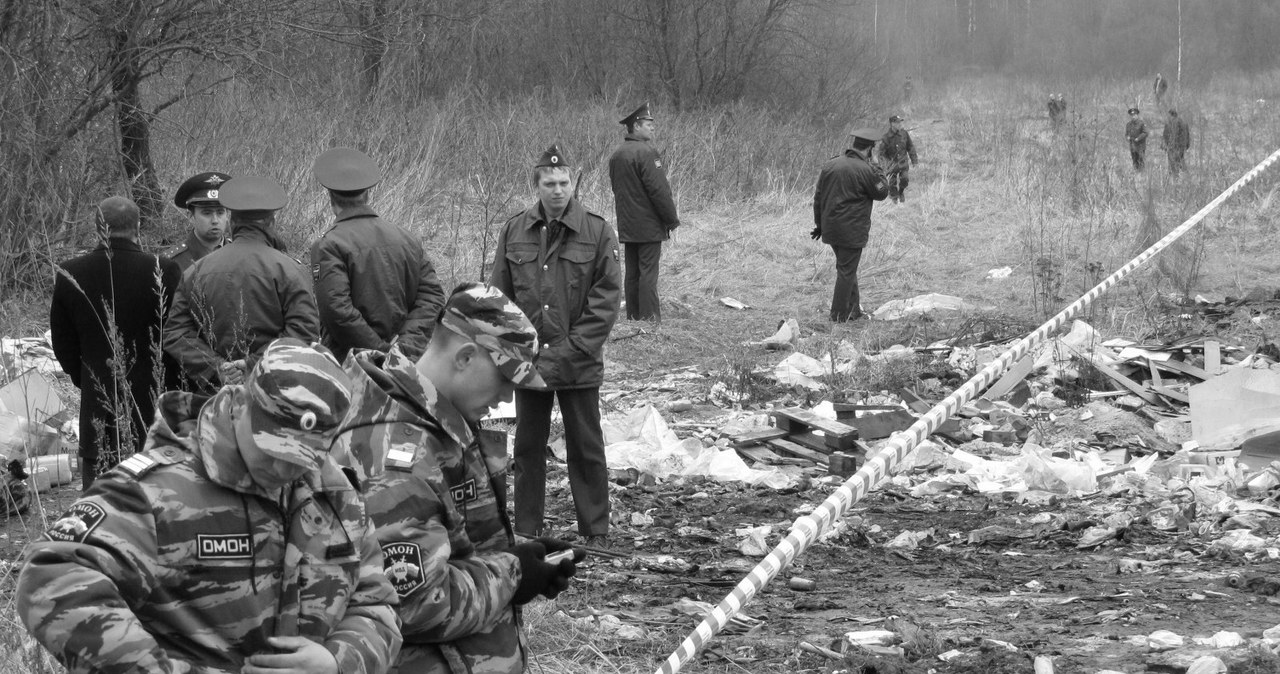 Zobacz, gdzie rozbił się prezydencki samolot