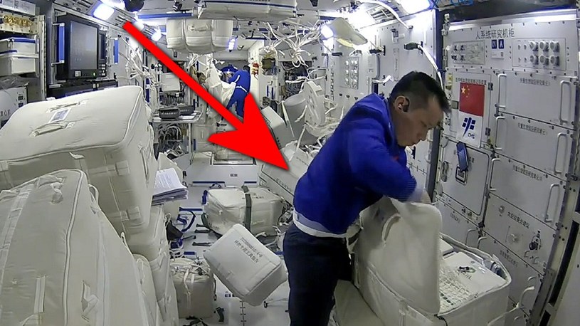 Zobacz, jak chińscy astronauci śpią i pracują na swojej stacji kosmicznej [WIDEO] /Geekweek