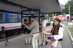 Zobacz, jak RMF FM witał pasażerów pechowego pociągu