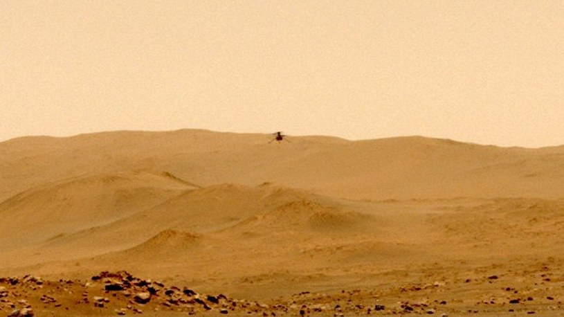 Zobacz na filmie i zdjęciach najnowszy lot helikoptera na Marsie [WIDEO] /Geekweek