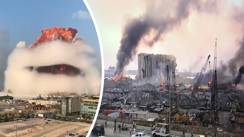 Zobacz potężną eksplozję w Bejrucie. „To było jak wybuch bomby atomowej” [FILMY] /Geekweek
