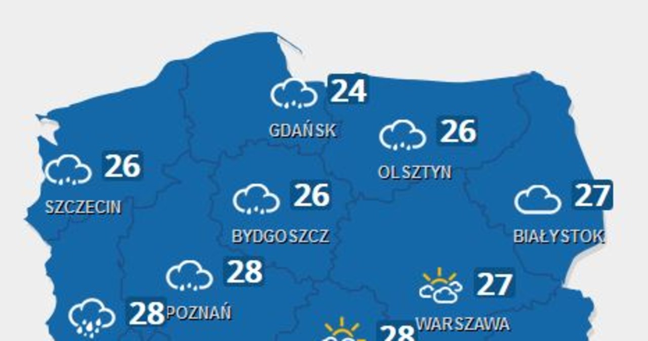 Zobacz prognozę pogody na najbliższe dni