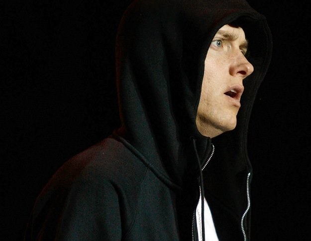 "Zobaczcie, co dzieje się w Hollywood" - mówi Eminem (fot. Sean Gardner) /Getty Images/Flash Press Media